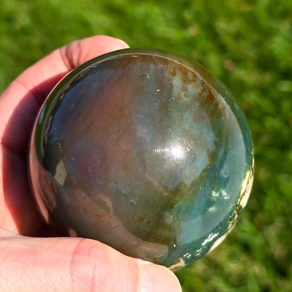 Ocean Jasper Shpere – Joy + Emotional Renewal